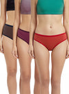 Bikini Panties In Striped Modal Stretchable Fabric
