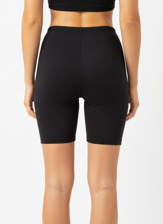 Cycling Shorts in Modal Cotton Supersoft Fabric Pack of 2 ( Black,Black )