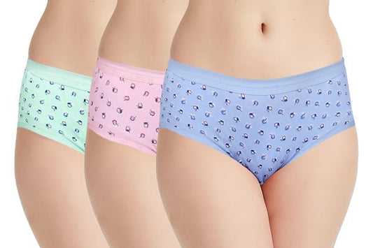 Mid Rise Medium Coverage Printed Panties