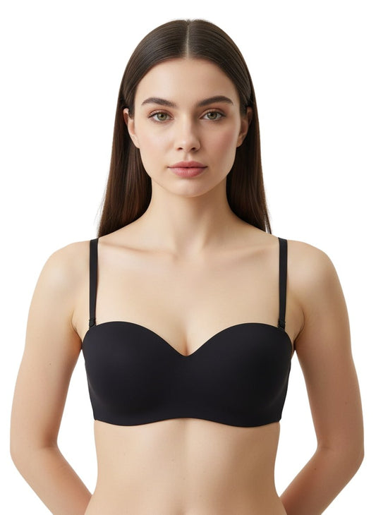 Invisi Lightly Padded Non-Wired Full Cup Multiway Backless T-Shirt Bra
