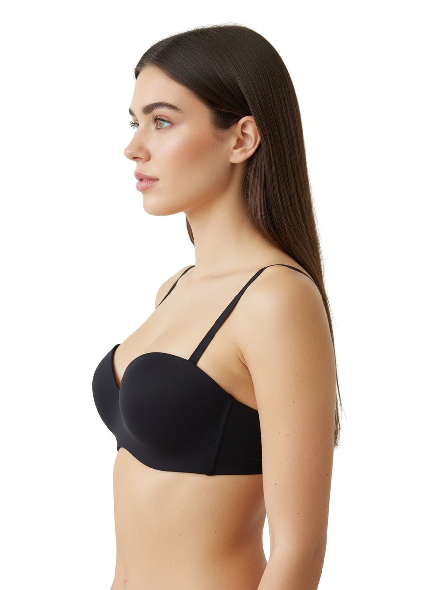 Invisi Lightly Padded Non-Wired Full Cup Multiway Backless T-Shirt Bra