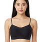 Full Coverage Padded Strapless Crisscross Sports Bra Black