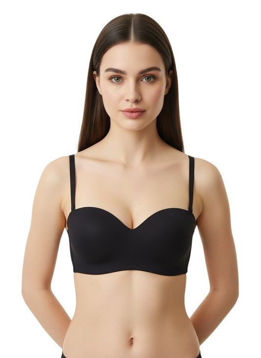 Invisi Lightly Padded Non-Wired Full Cup Multiway Backless T-Shirt Bra