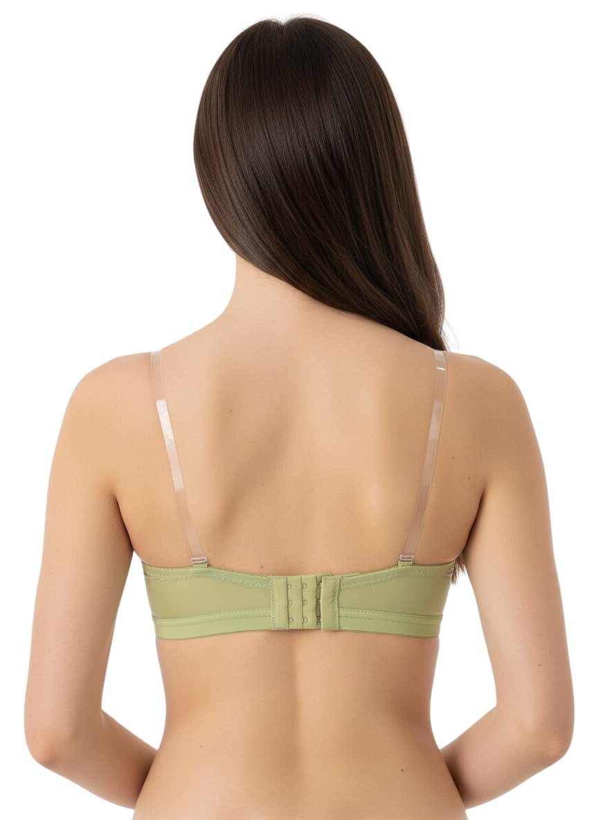 Invisi Lightly Padded Non-Wired Full Cup Multiway Backless T-Shirt Bra