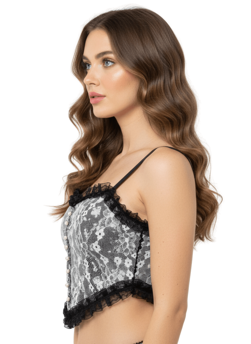 Padded Floral Print Seamless Camisole