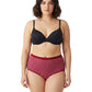 Plus Size Hipster Cotton Printed Panty In Multicolor
