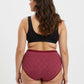 High Waist Plus Size Hipster Cotton Printed Panty
