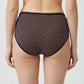 Bikini Panties In Striped Modal Stretchable Fabric