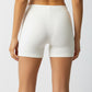 Cycling Shorts for woman in Cotton Stretchable pack of 2 (White And Skin)