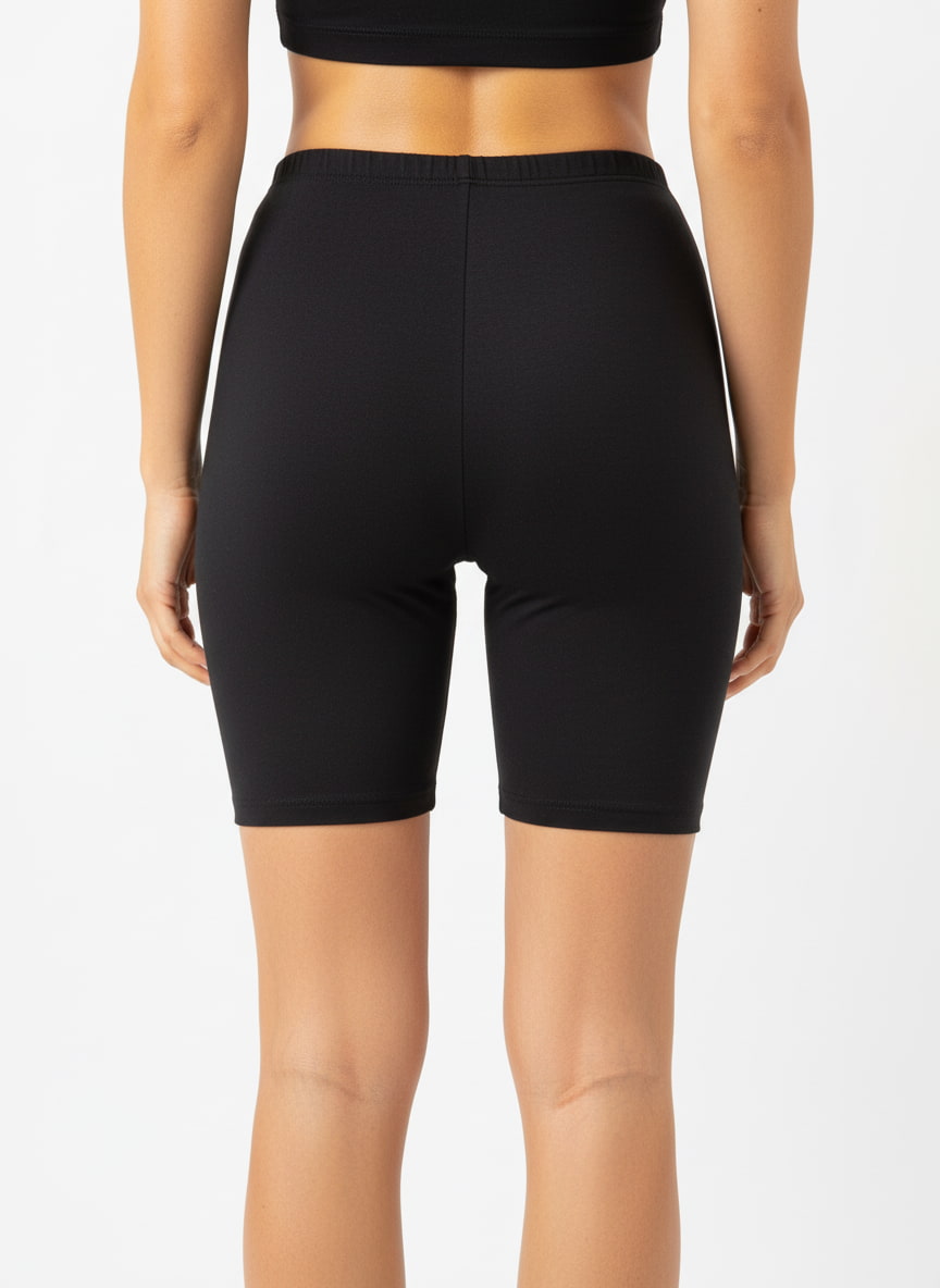 Cycling Shorts in Modal Cotton Supersoft Fabric Pack of 2 ( White,Black )