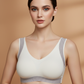 PADDED NON-WIRED FULL CUP STRIPED SOLID BRA