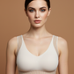 PADDED NON-WIRED FULL CUP STRIPED SOLID BRA