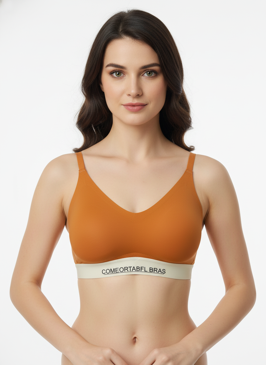 MEDIUM IMPACT PADDED SEAMLESS SPORTS BRA