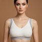 PADDED NON-WIRED FULL CUP STRIPED SOLID BRA